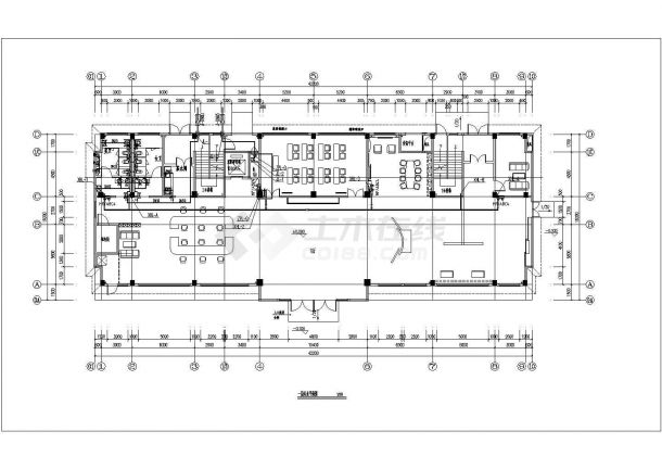 文创中心室内装修工程（文体中心）水设计CAD图-图二