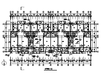 3117平方米某六层带地下室复式居民楼建筑施工cad图，共十七张_图1