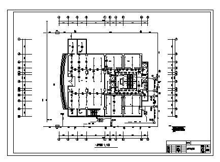 某二十三层住宅楼建筑施工cad图(带地下室设计，共十一张)-图一