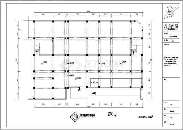 北京某大型火锅城施工设计CAD图（含效果图）-图二