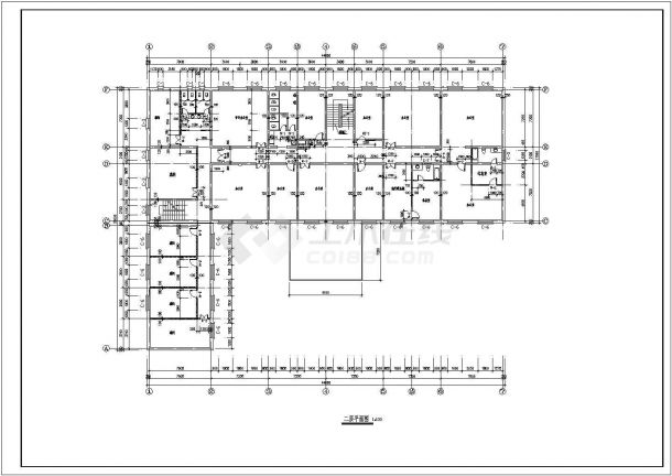某多层砖混结构小型办公楼设计cad全套建筑施工图（甲级院设计）-图二