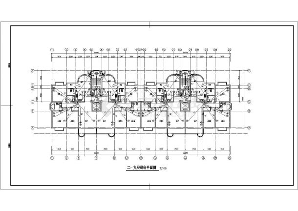 某小高层住宅楼配电设计cad全套电气施工图（含设计说明，含弱电设计）-图一
