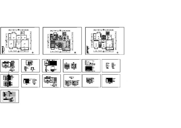 某现代标准型新柳楼家居装修方案详细设计施工CAD图纸_图1