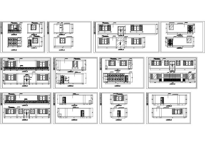 某地区标准型单位大堂办公室装饰详细设计方案施工CAD图纸_图1