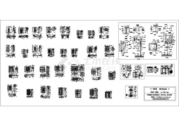 某地区标准型别墅大门节点装修详细设计方案施工CAD图纸-图一