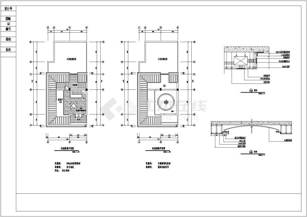 某地区标准型别墅装饰详细设计方案施工CAD图纸-图二