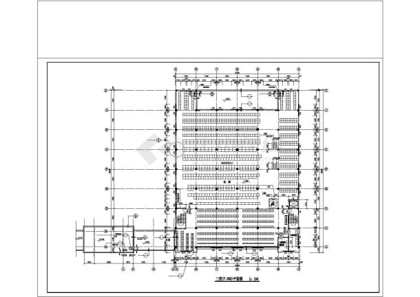 厂房设计_厂房平立剖面图CAD图纸-图二