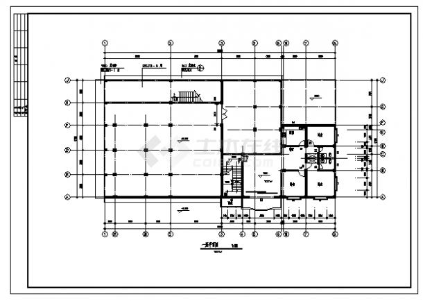 六层蝴蝶园住宅楼建筑施工cad图(带跃层设计，共十二张)-图一