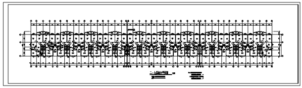 8826平方米某七层华侨新村住宅建筑施工cad图，共十二张-图一