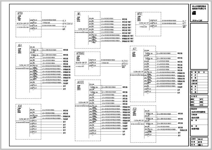某多层框架结构图书馆电气设计cad全套施工图纸（含设计说明）_图1
