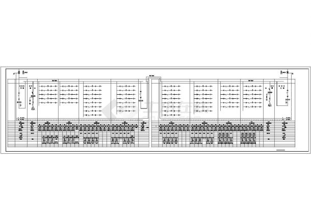 某4X1000KVA变电所设计cad电气施工图（甲级院设计）-图一