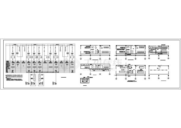 某4X1000KVA变电所设计cad电气施工图（甲级院设计）-图二