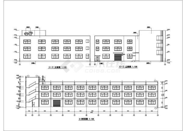 厂房设计_厂房建筑施工图纸CAD图纸-图二