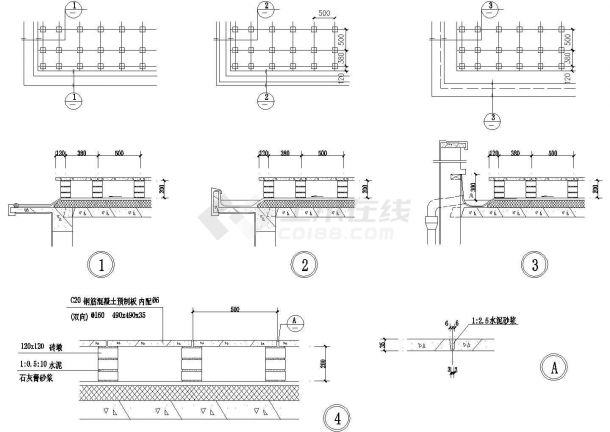 厂房设计_乌鲁木齐某工厂厂房隔热屋面建筑设计CAD施工图-图一