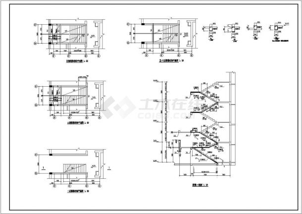 某砖混结构五层住宅楼设计cad全套建筑施工图（含设计说明）-图二