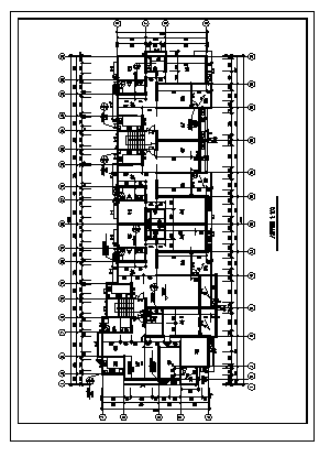 某六层带阁楼康平嘉园小区全套建施cad图，共三十一张-图二