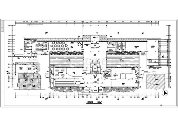 某多层砖混结构宾馆大楼设计cad全套建筑施工图（含总平面图）-图一