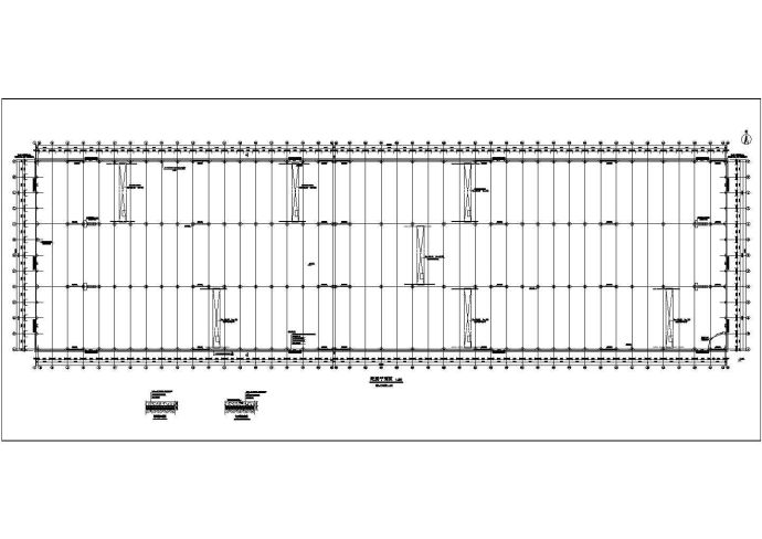 衢州市某工厂3万平米单层钢结构钢管加工车间建筑设计CAD图纸_图1