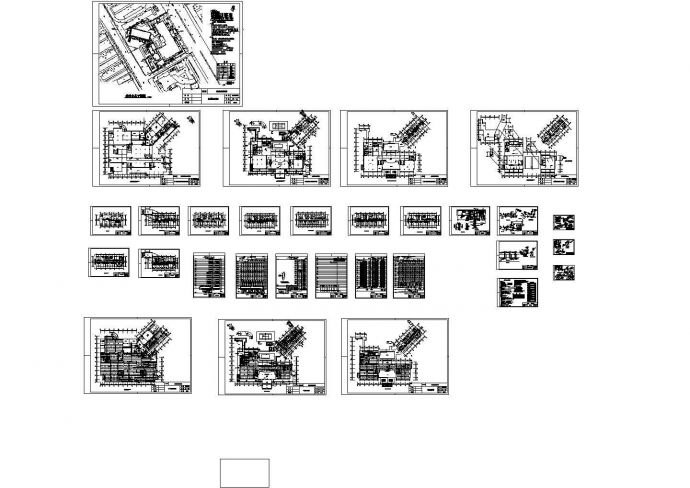 某现代标准带地下室宾馆给排水详细设计施工CAD图纸_图1