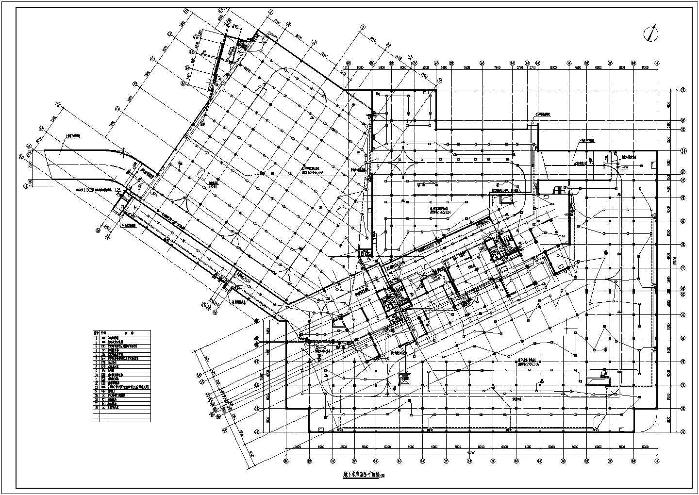 某现代标准地下车库消防大样详细设计施工CAD图纸