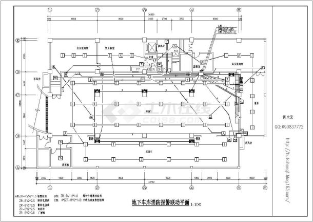 智能建筑火灾报警控制系统的设计图纸-图一