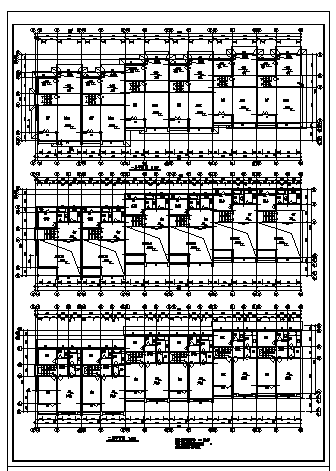 1690平方米某二层带阁楼凤凰园四村居住小区建筑施工cad图(带夹层设计，共八张)_图1