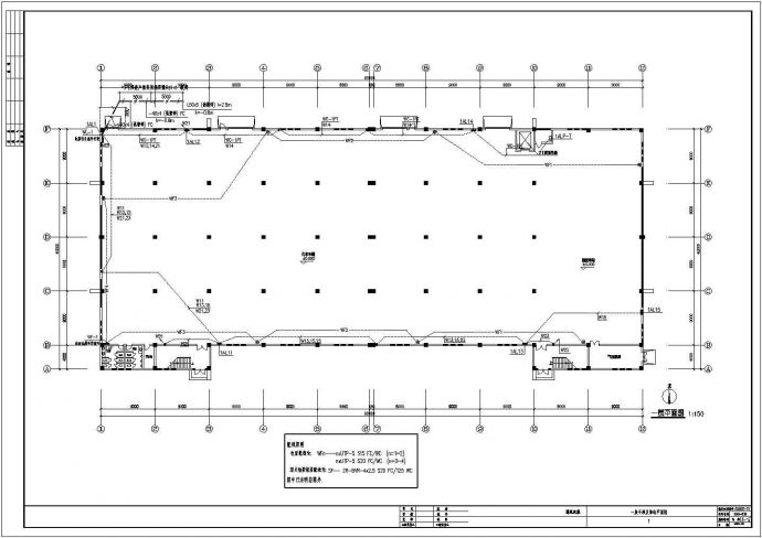 某二层混凝土车间配电设计cad全套电气施工图（含施工说明）_图1