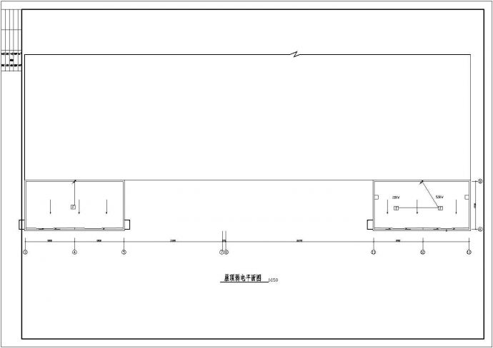 某多层超市配电设计cad全套电气施工图（含设计说明，含弱电设计）_图1