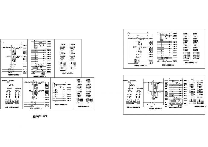 某现代标准型消防喷淋泵启动二次原理系统详细设计施工CAD图纸_图1