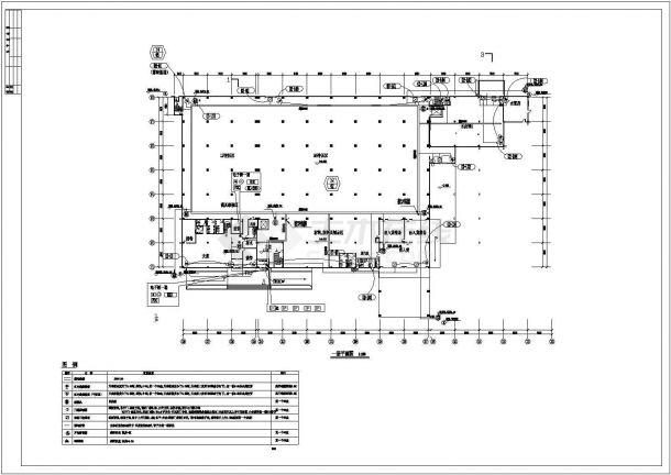 某现代标准大型公司弱电报警系统详细设计施工CAD图纸-图二