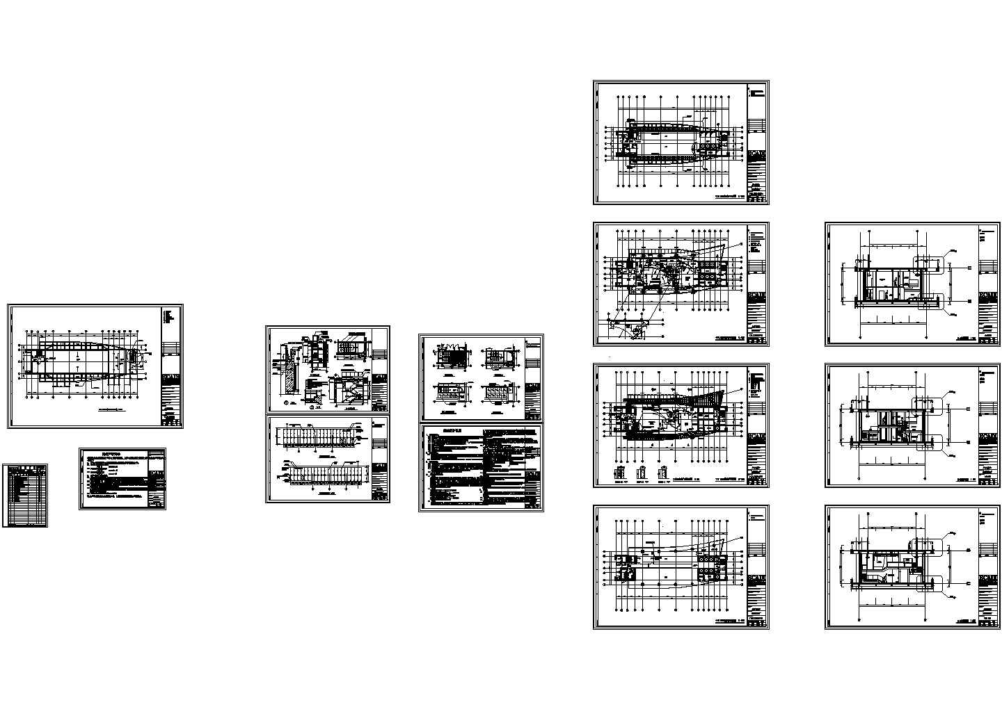上海电视台东方卫视梦工厂全套cad施工图纸（含建筑图、结构图、给排水图、电气图纸、暖通图纸）
