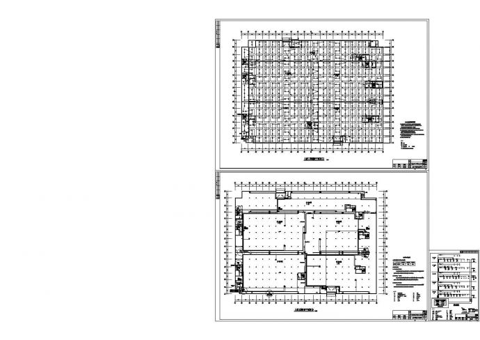 某现代标准小区地下车库火灾报警详细设计施工CAD图纸_图1