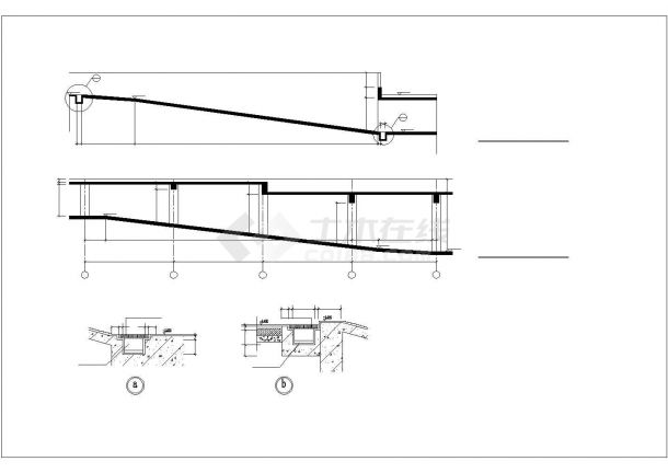 南京某大学1.5万平米文化广场全套建筑设计CAD图纸（含地下2层）-图一