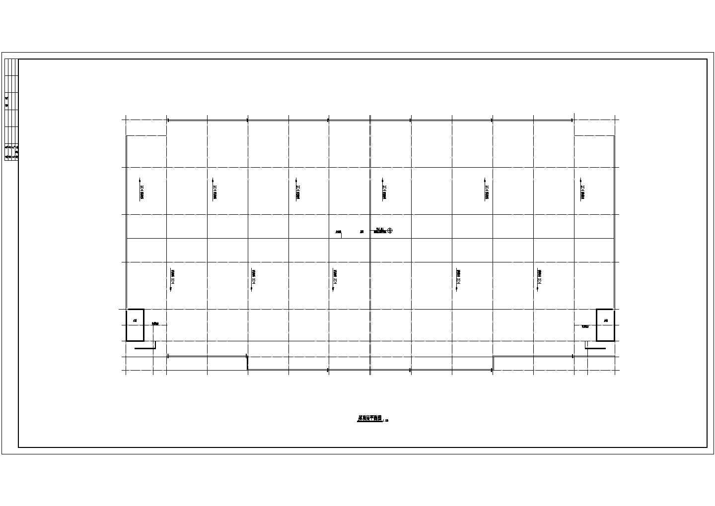 某五金公司三层框架结构厂房设计cad建筑施工图