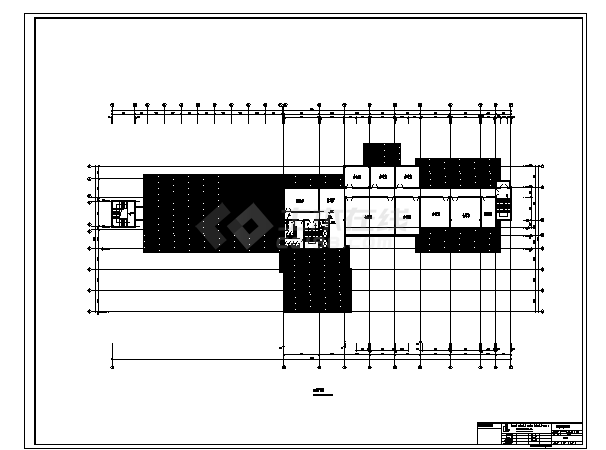 宁海市某四层带地下室温泉度假别墅建筑施工cad图，共十一张-图一