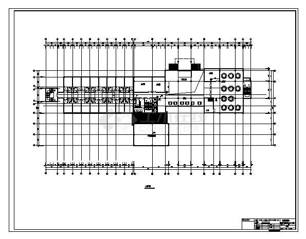 宁海市某四层带地下室温泉度假别墅建筑施工cad图，共十一张-图二
