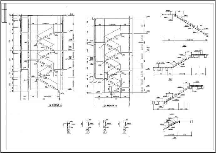 某五层框架结构工业厂房设计cad详细建筑施工图_图1