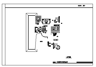 某四层豪华别墅建筑施工cad图(含两个方案设计，共十二张)-图一