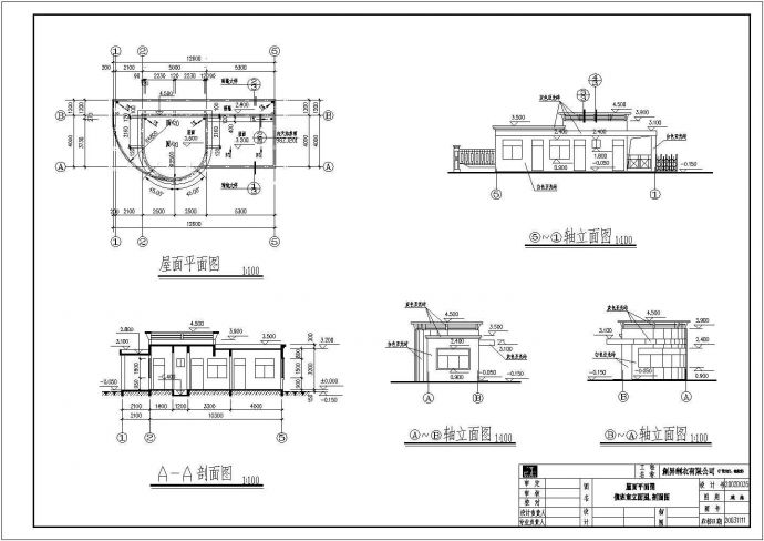某单层框架结构厂房大门设计cad详细建施图_图1