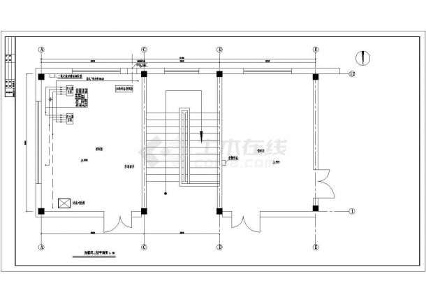 某县给水水源扩建工程设计cad详细施工图（含设计说明）-图二