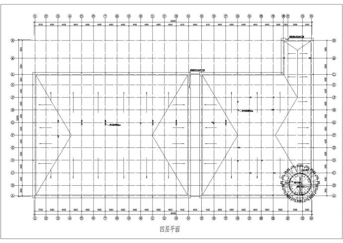 某四层框混结构商场设计cad全套建筑施工图（甲级院设计）_图1