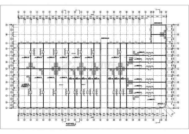 某四层框混结构商场设计cad全套建筑施工图（甲级院设计）-图二