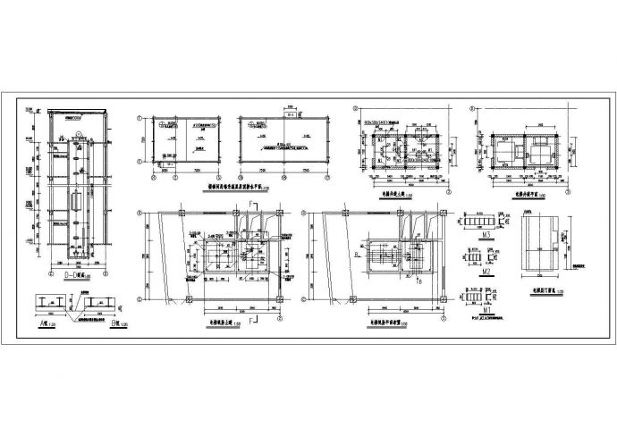 某多层框架结构商场设计cad全套建筑施工图（标注详细）_图1