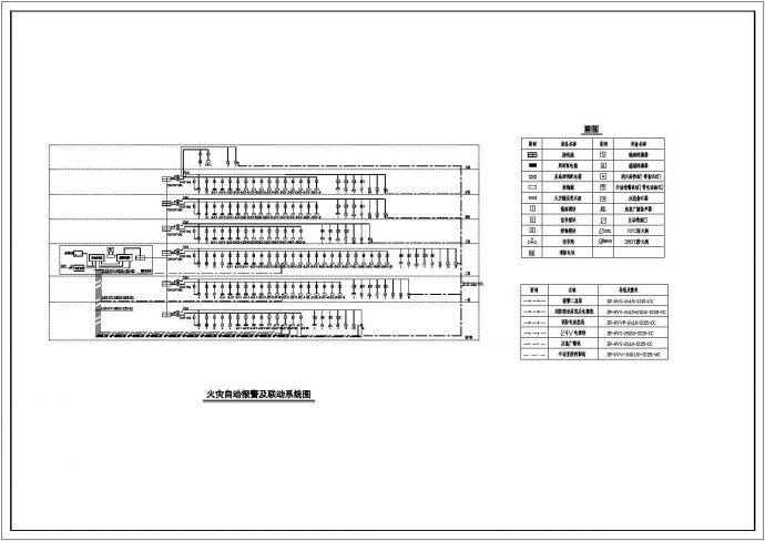 某五层商场消防设计cad全套施工图（甲级院设计）_图1