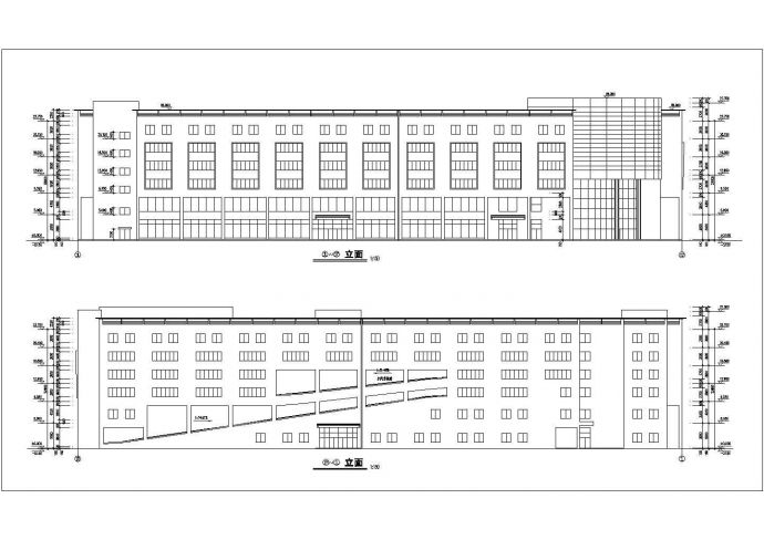 某多层砖混结构商业大厦设计cad全套建筑施工图（甲级院设计）_图1