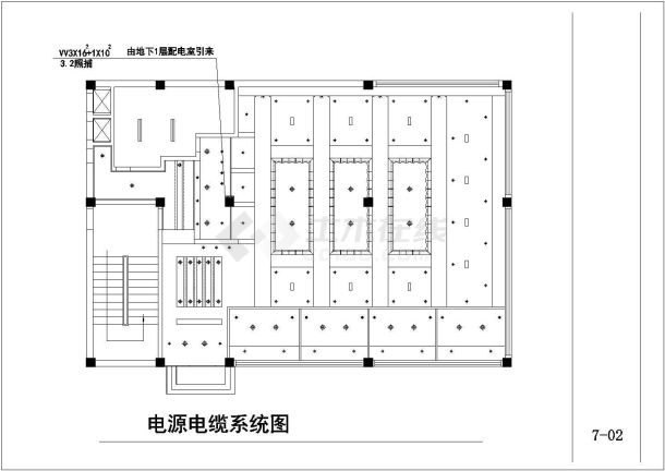 某现代咖啡厅装修设计cad全套施工图（甲级院设计）-图二