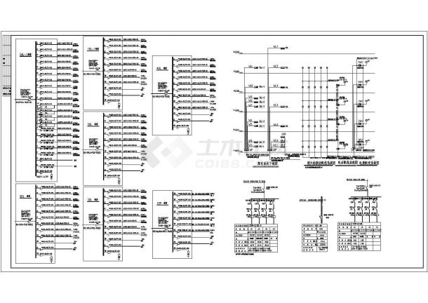 某五层食堂综合楼配电设计cad全套电气施工图（含设计说明，含弱电设计）-图二