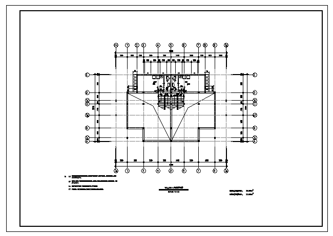 某三层带夹层西湖别墅建筑施工cad图，共八张_图1