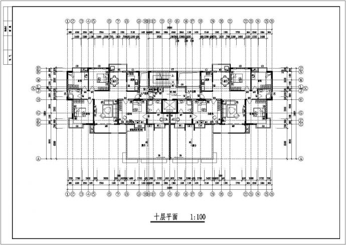 宿迁市凤凰花园三期小高层全套设计CAD图纸_图1