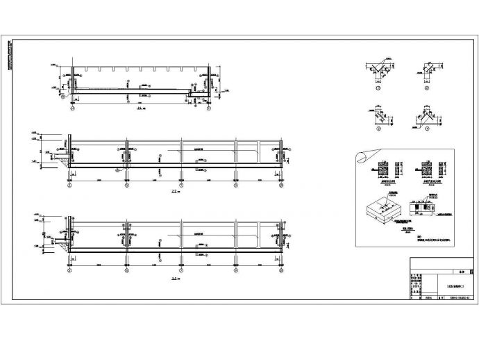某电厂工业废水车间施工设计cad全套建筑施工图纸（含设计说明，含结构设计）_图1